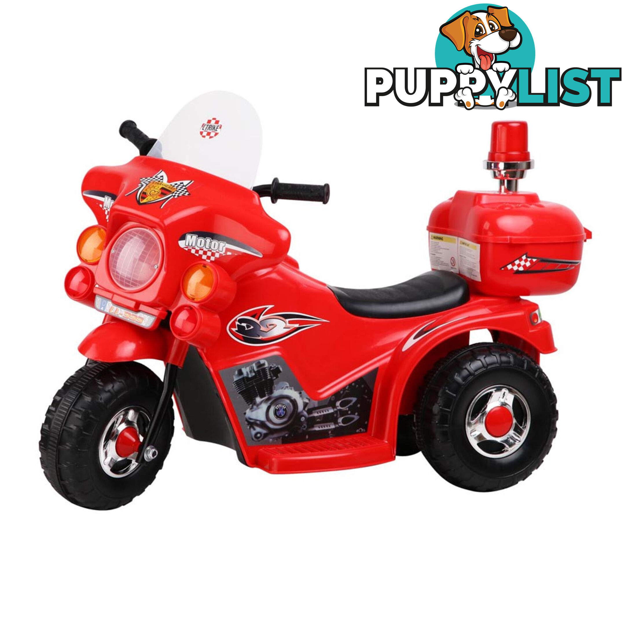 Kids Ride on Motorbike Red