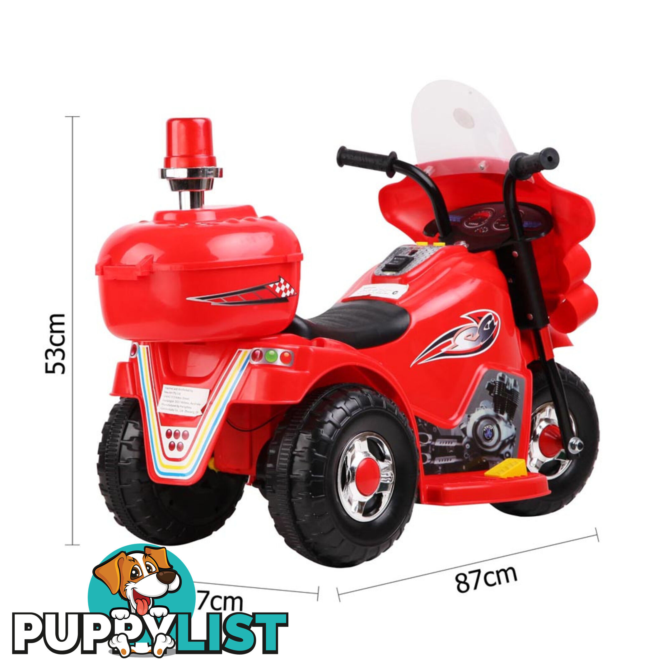 Kids Ride on Motorbike Red