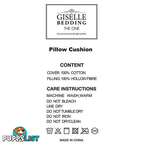 Set of 4 Pillows - 2 Soft & 2 Medium