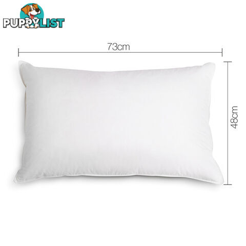 Set of 4 Pillows - 2 Soft & 2 Medium