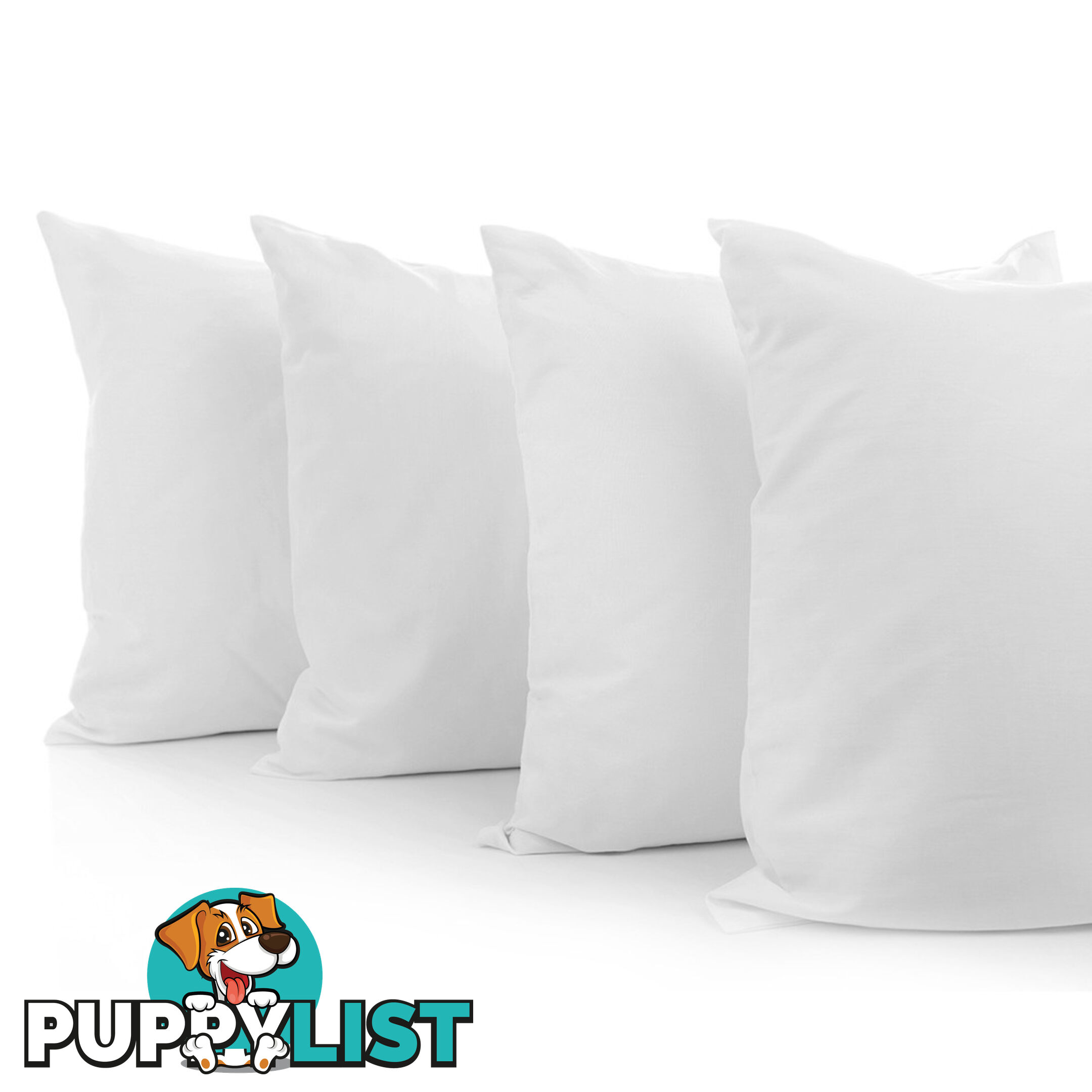 Set of 4 Pillows - 2 Soft & 2 Medium