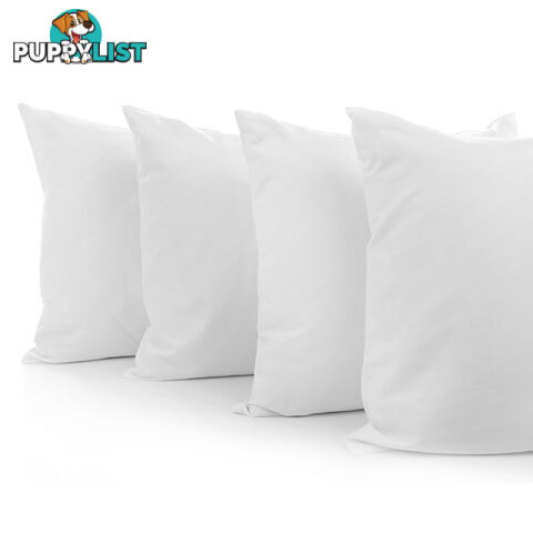 Set of 4 Pillows - 2 Soft & 2 Medium