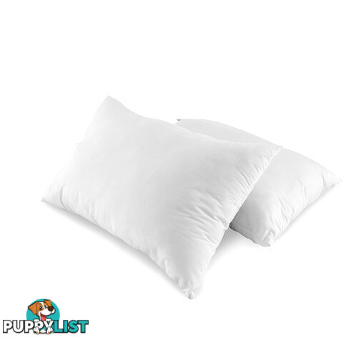 Set of 4 Pillows - 2 Soft & 2 Medium