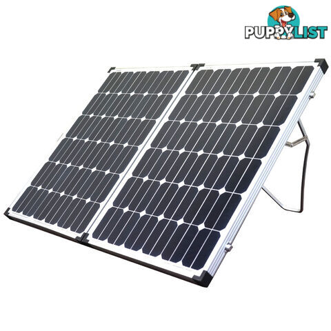 200W Folding Solar Panel Kit Caravan Camping Power 12V Mono Charging Battery