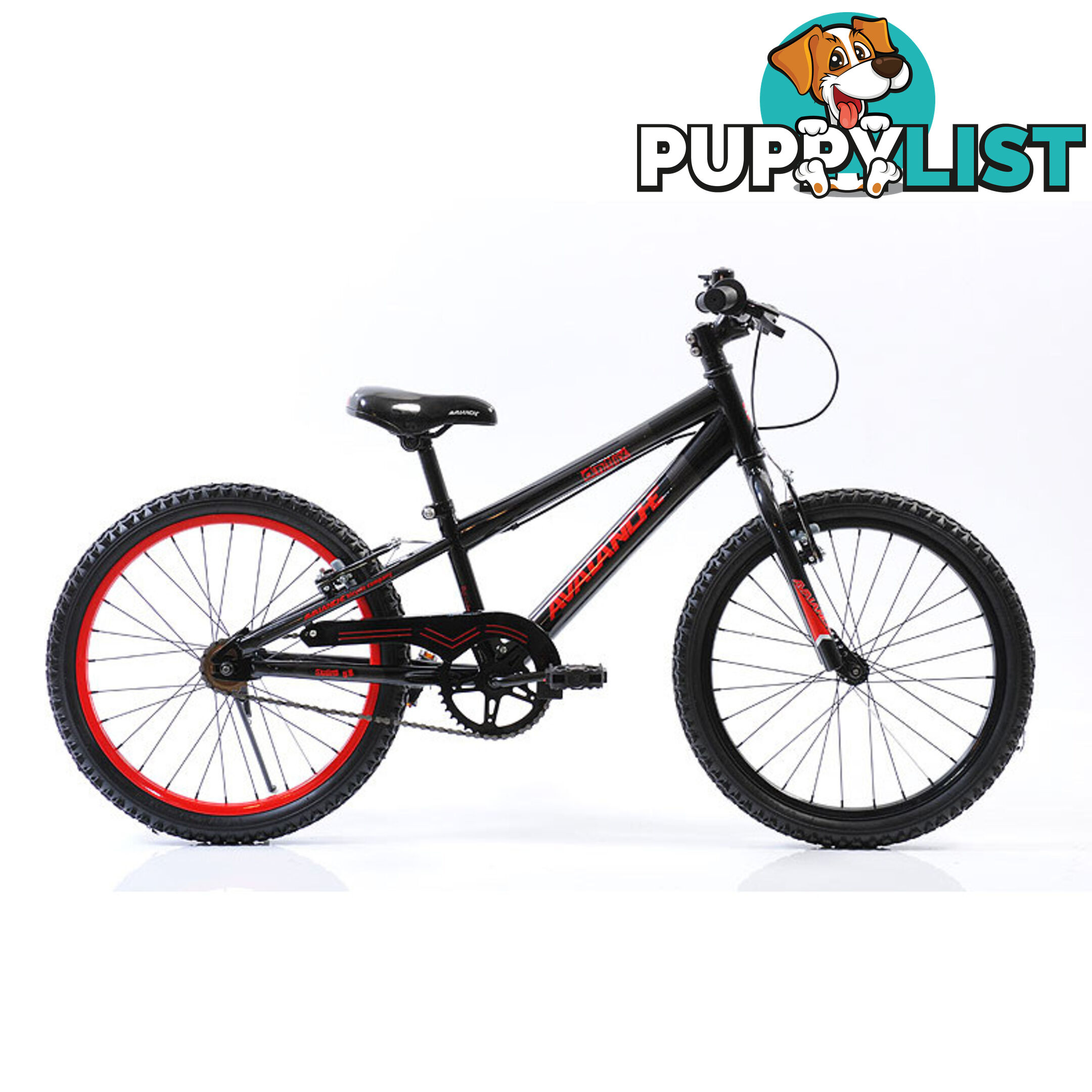 Avalanche Antix 20 Boys Bicycle Black/Red