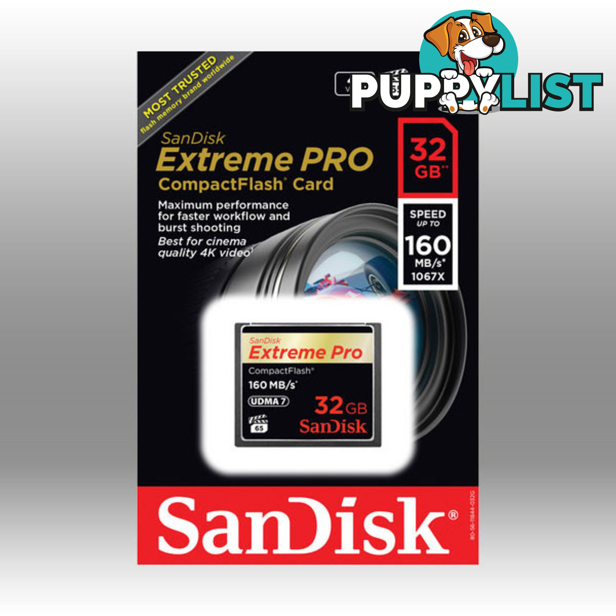 SanDisk Extreme Pro SDHC SDXPA 32GB UHS-I Memory Card 95MB/s