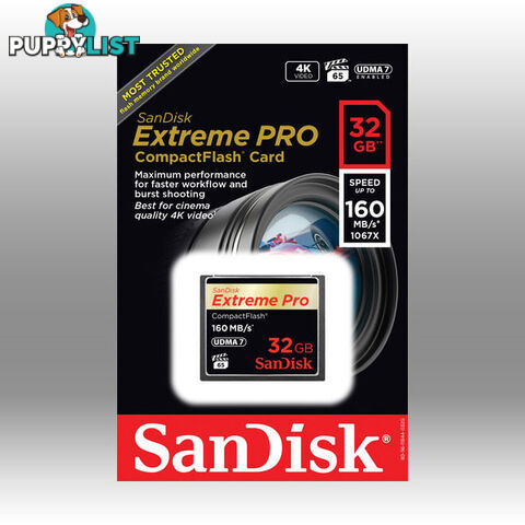 SanDisk Extreme Pro SDHC SDXPA 32GB UHS-I Memory Card 95MB/s