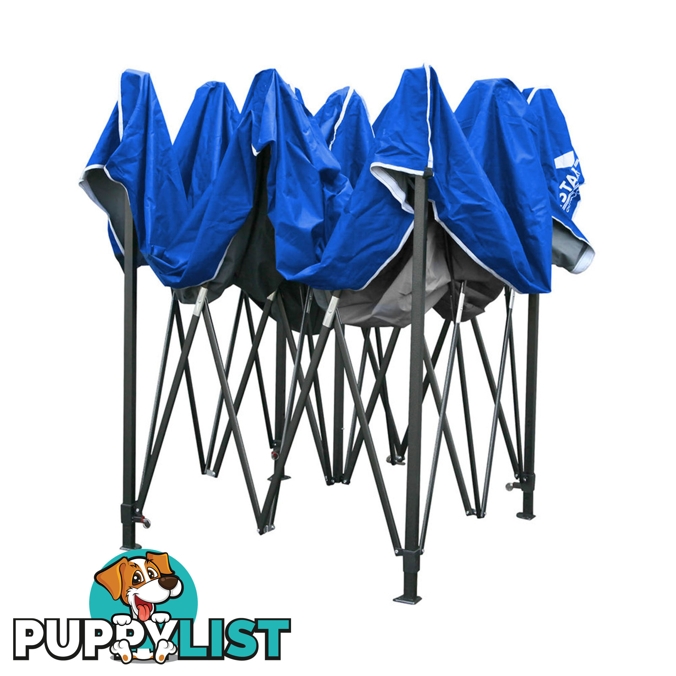 3m x 3m Pop-up Garden Outdoor Gazebo Blue