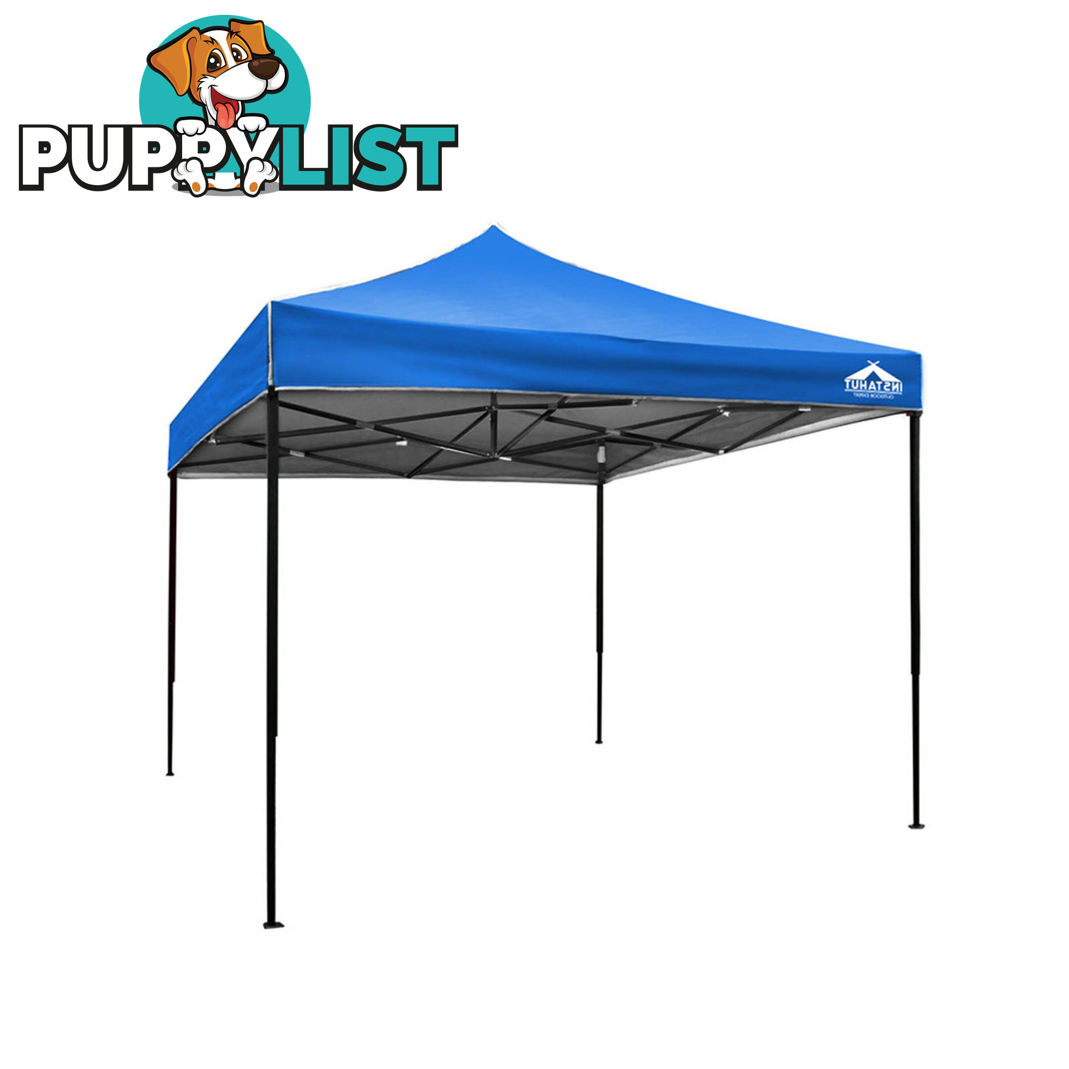 3m x 3m Pop-up Garden Outdoor Gazebo Blue