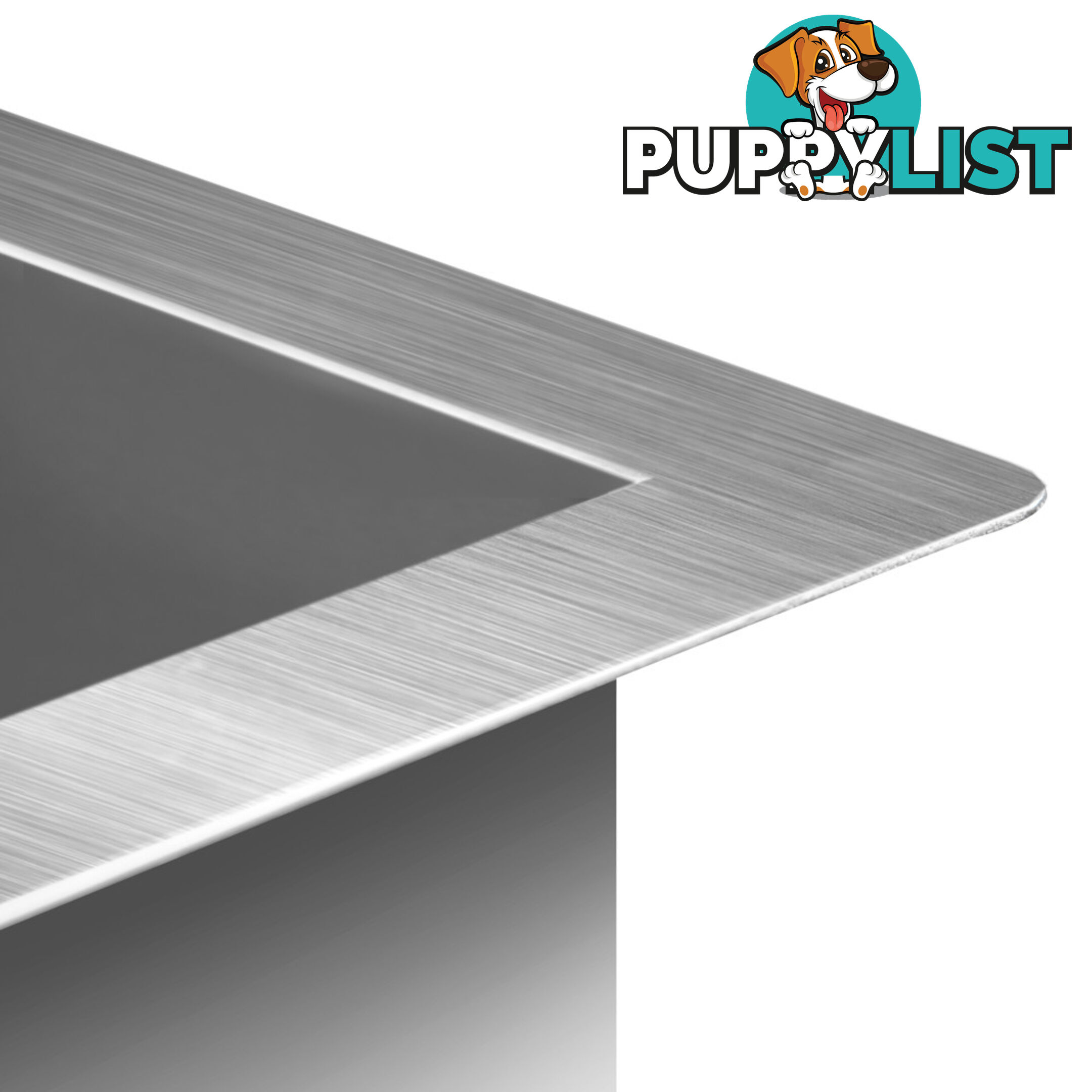 Stainless Steel Kitchen Laundry Sink with Strainer Waste 450 x 300mm