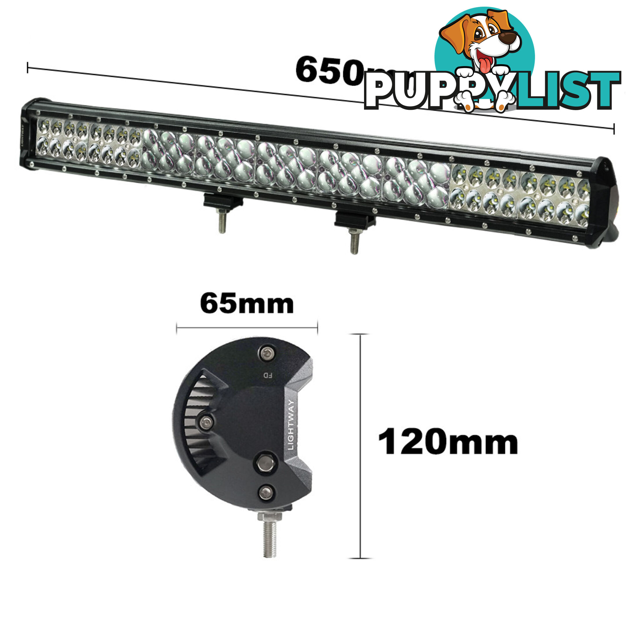 26inch 504W LED Light Bar Flood Spot Combo Work Driving Lamp SUV ATV 4WD Unique