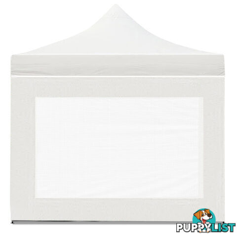 3x3 Pop Up Gazebo Hut with Sandbags White