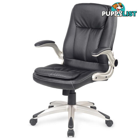 Executive PU Leather Office Computer Chair Black