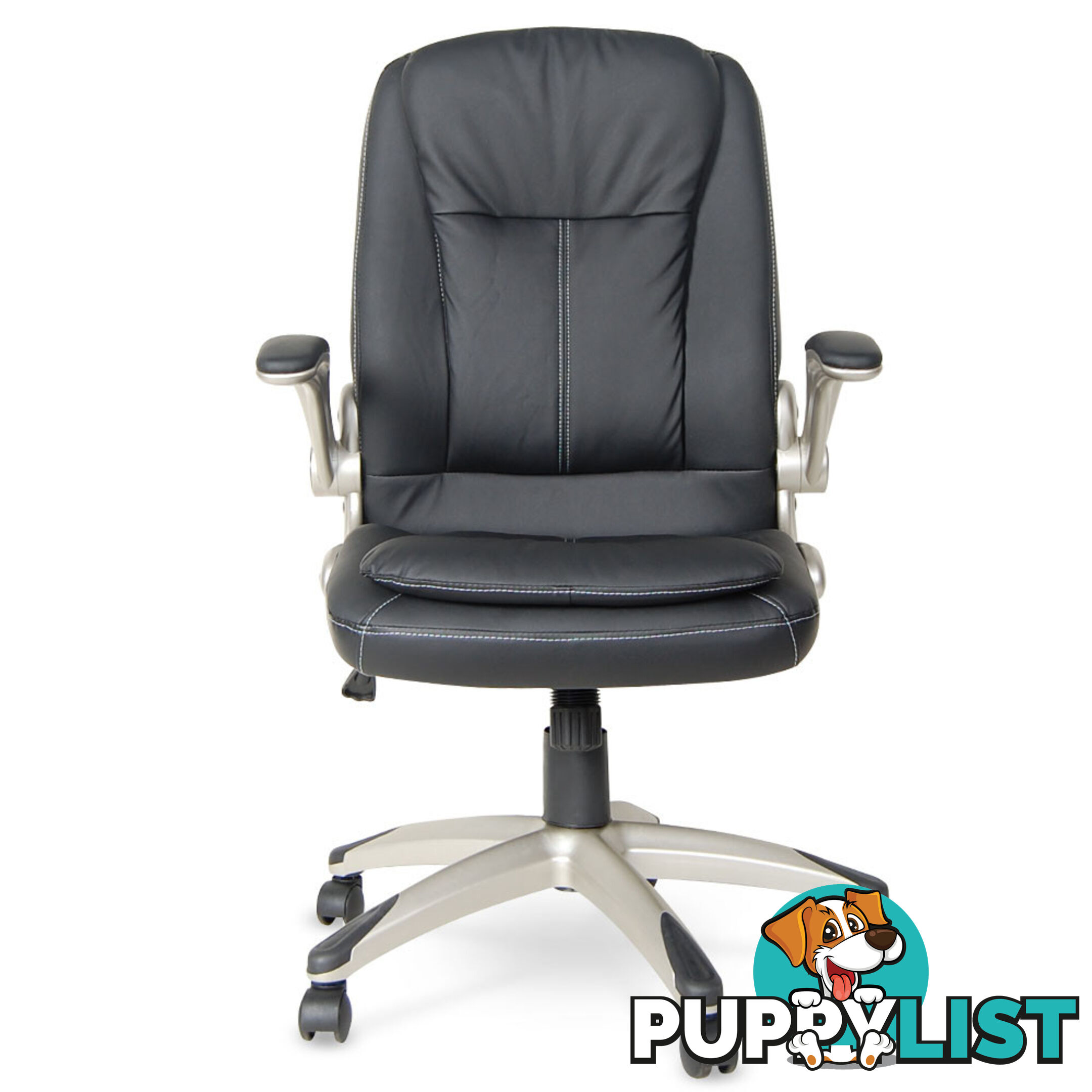 Executive PU Leather Office Computer Chair Black