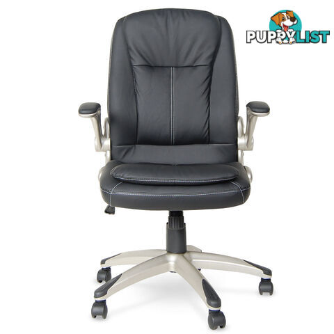 Executive PU Leather Office Computer Chair Black