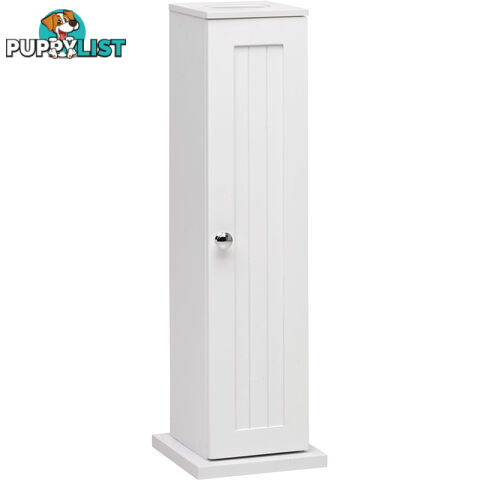 Grace Toilet Roll Cupboard in WHITE