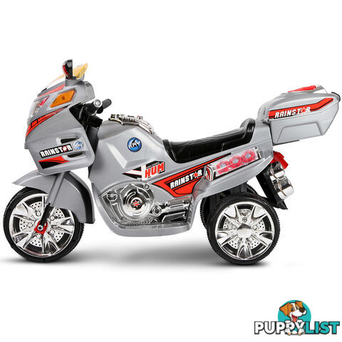 Kids Ride on Motorbike Silver Red