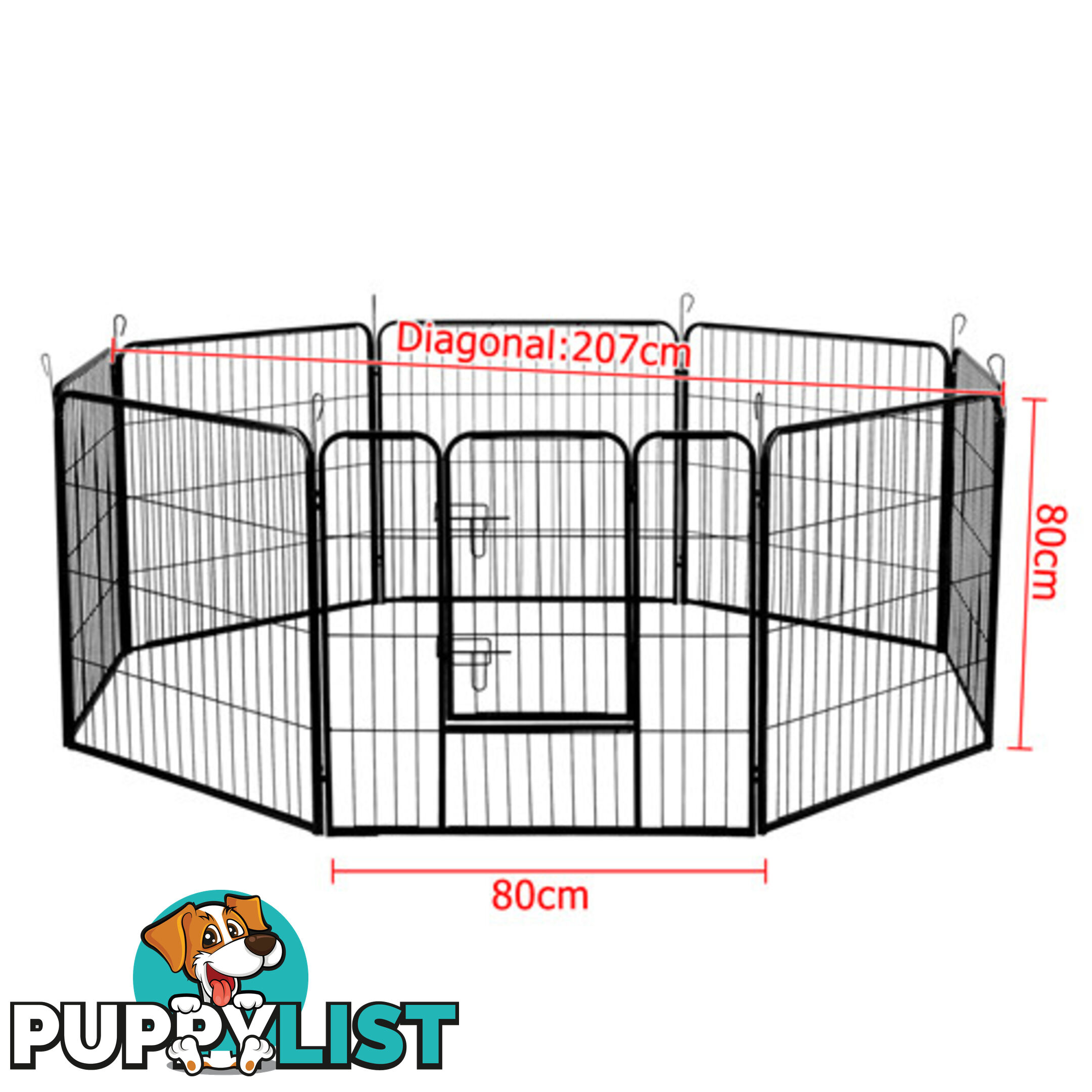 8 Panels Pet Dog Exercise Playpen