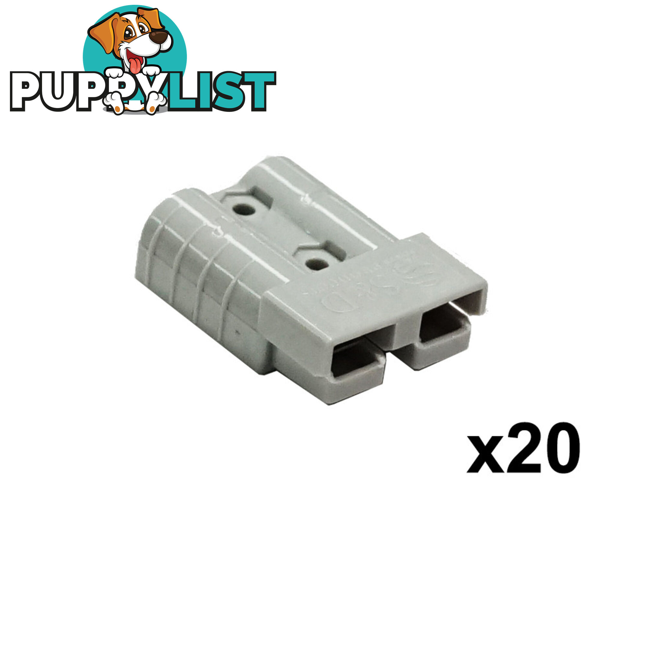 New 20X 50AMP Premium Anderson Style Plug Exterior Connector DC Power Solar