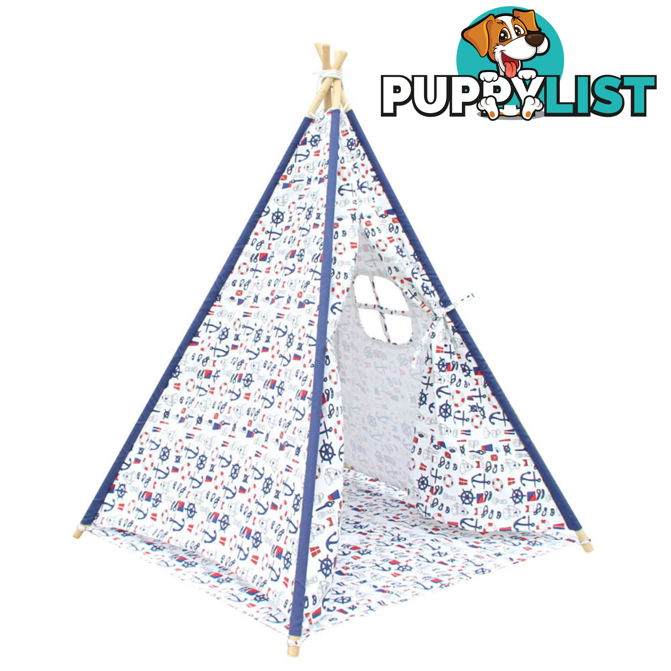 4 Poles Teepee Tent w/ Storage Bag