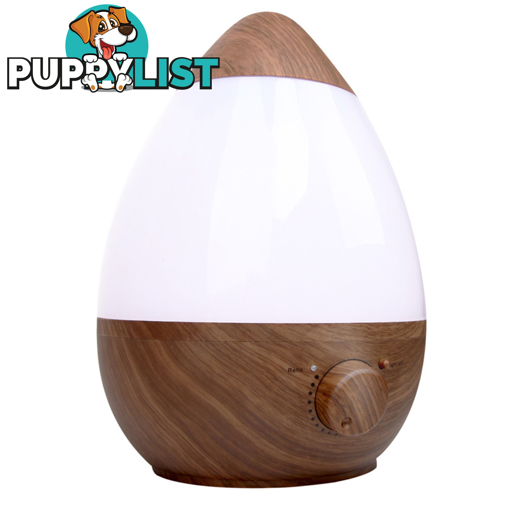 Ultrasonic Cool Mist Air Humidifier 2.3L Natural Wood