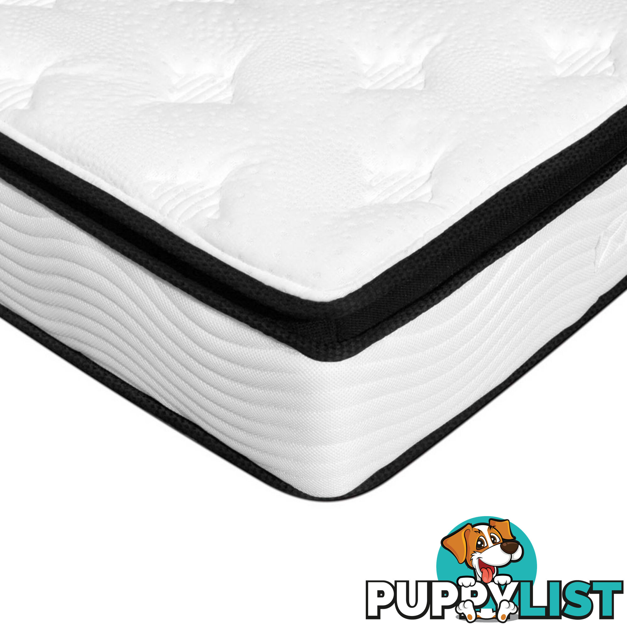 Latex Pillow Top Pocket Spring Mattress King Single