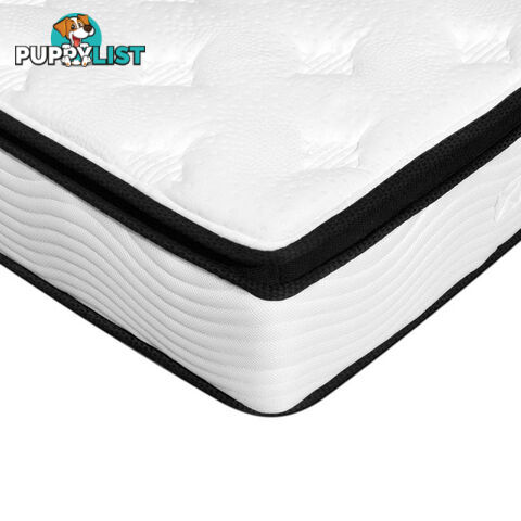 Latex Pillow Top Pocket Spring Mattress King Single