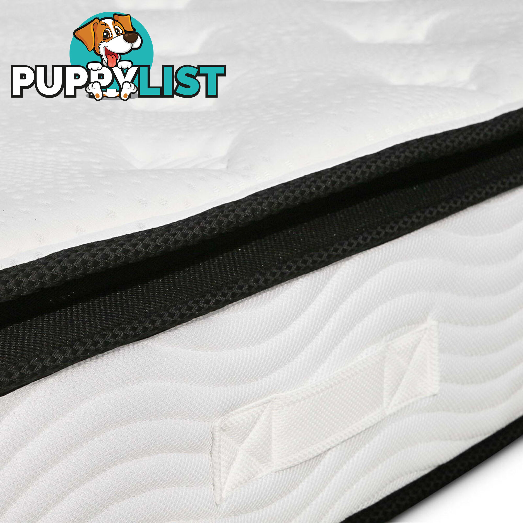 Latex Pillow Top Pocket Spring Mattress King Single