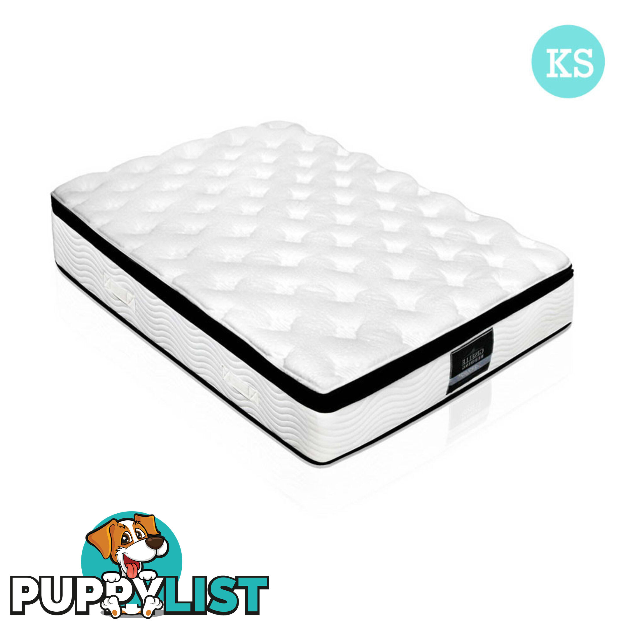 Latex Pillow Top Pocket Spring Mattress King Single