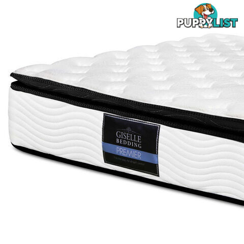 Latex Pillow Top Pocket Spring Mattress King Single