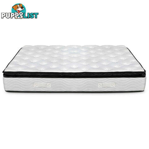 Latex Pillow Top Pocket Spring Mattress King Single