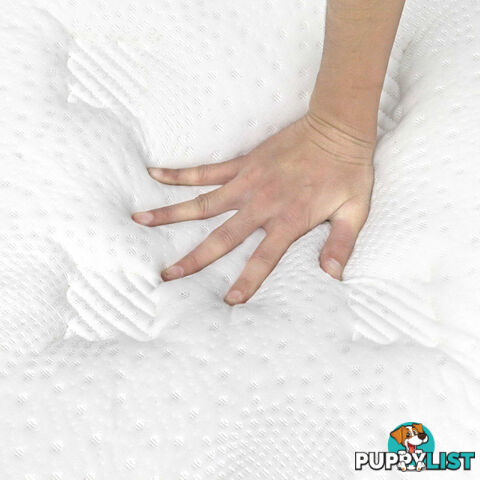 Latex Pillow Top Pocket Spring Mattress King Single