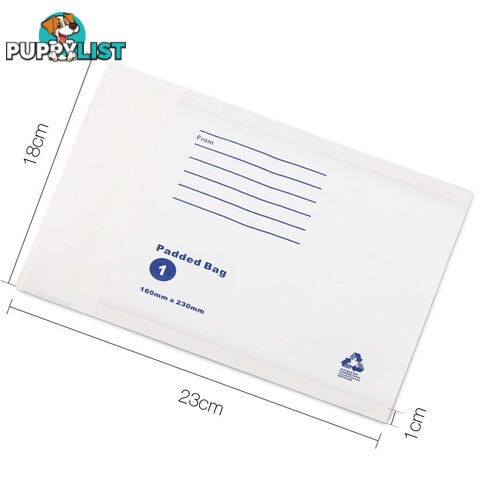 Bubble Padded Mail Envelopes 200pcs 160mm x 230mm