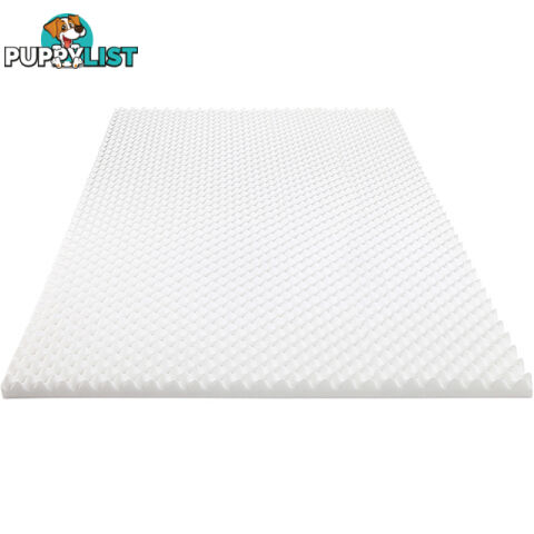 Deluxe Egg Crate Mattress Topper 5 cm Underlay Protector King