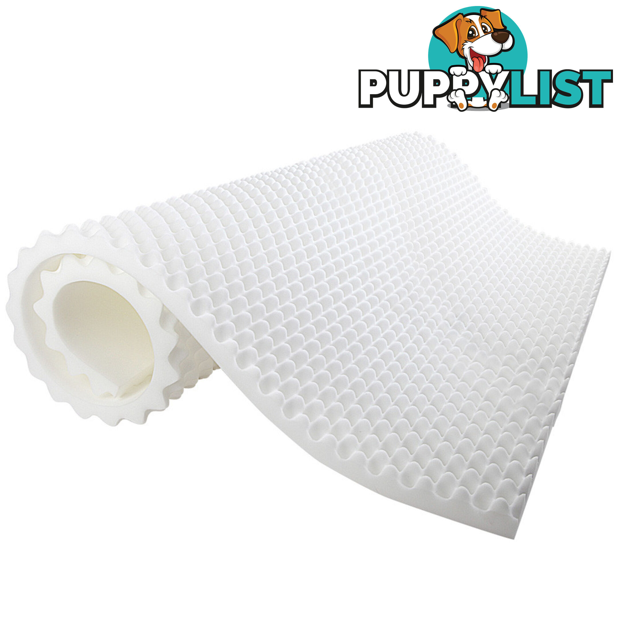 Deluxe Egg Crate Mattress Topper 5 cm Underlay Protector King