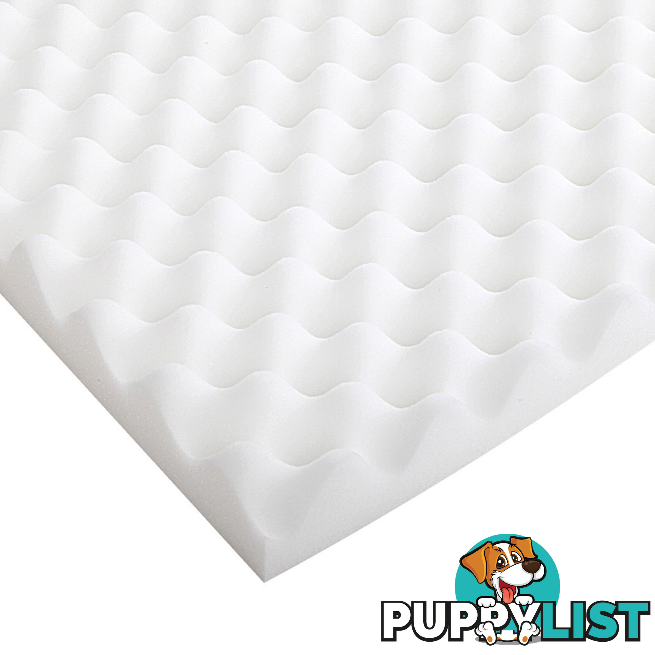 Deluxe Egg Crate Mattress Topper 5 cm Underlay Protector King