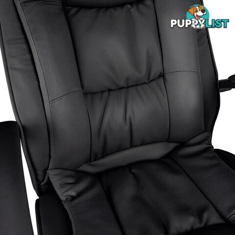 Executive PU Leather Office Computer Chair Black