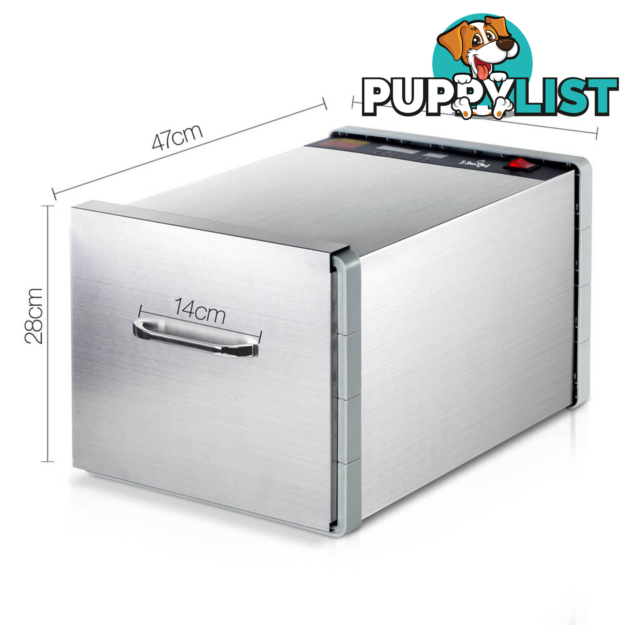 Stainless Steel Ice Cube Maker 1.7L