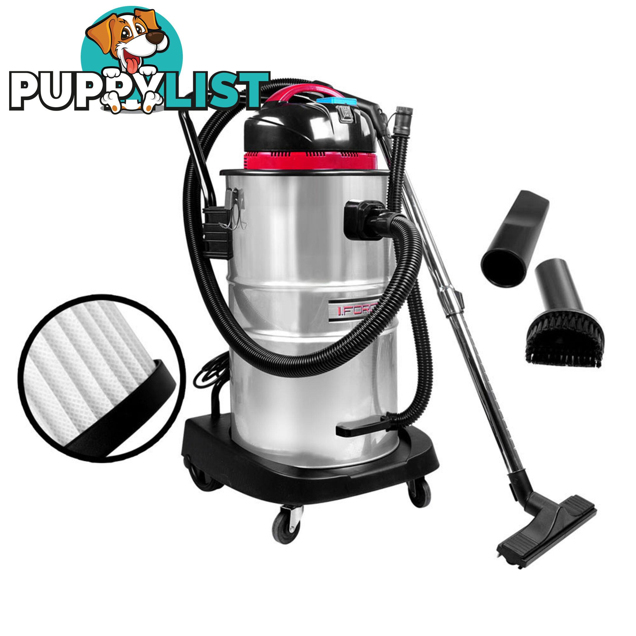 Industrial Commercial Bagless Dry Wet Vacuum Cleaner 60L