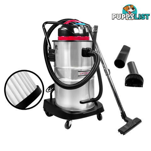 Industrial Commercial Bagless Dry Wet Vacuum Cleaner 60L