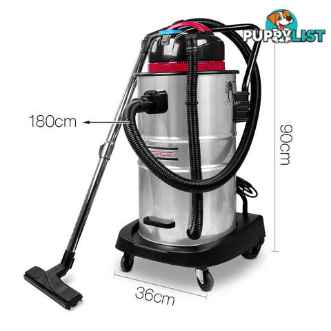 Industrial Commercial Bagless Dry Wet Vacuum Cleaner 60L