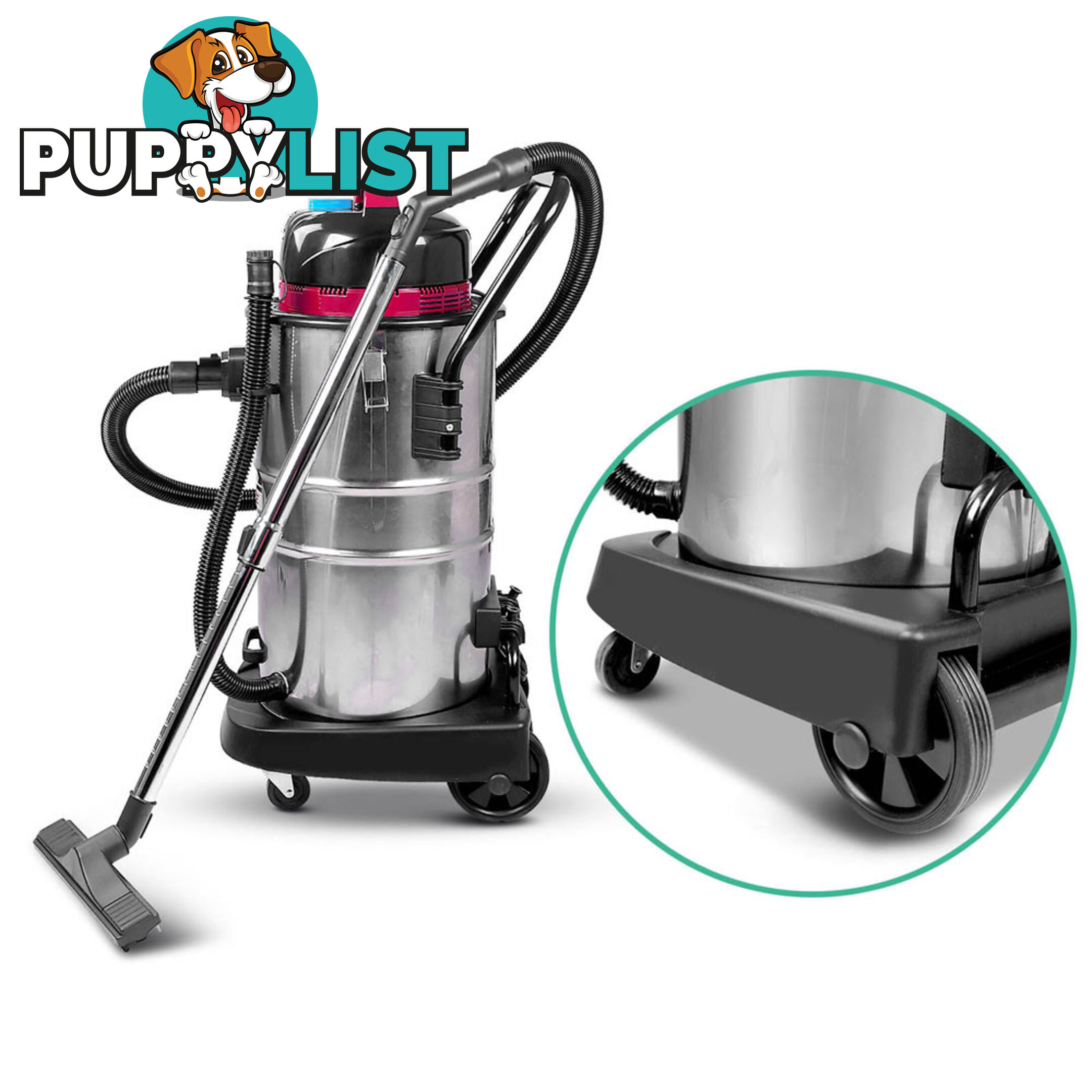 Industrial Commercial Bagless Dry Wet Vacuum Cleaner 60L