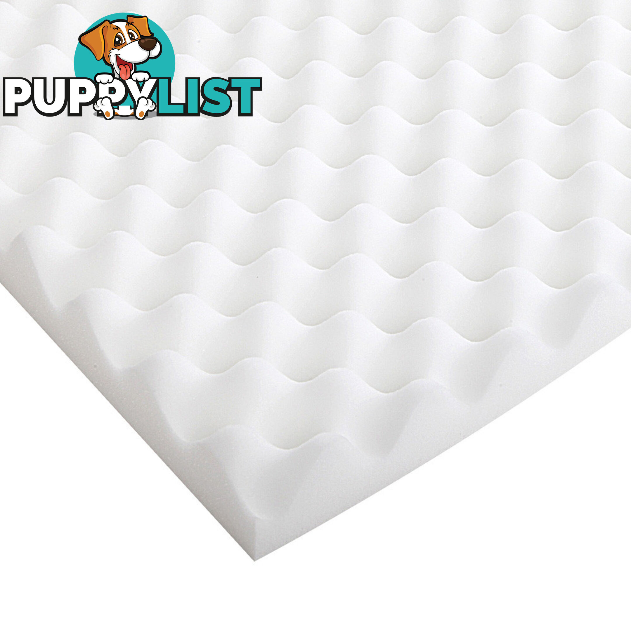 Deluxe Egg Crate Mattress Topper 5 cm Underlay Protector Double