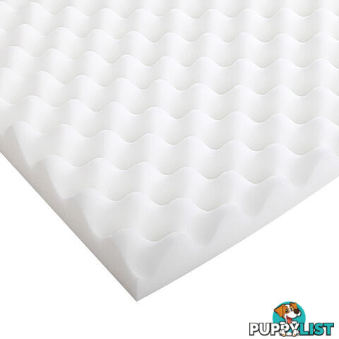 Deluxe Egg Crate Mattress Topper 5 cm Underlay Protector Double