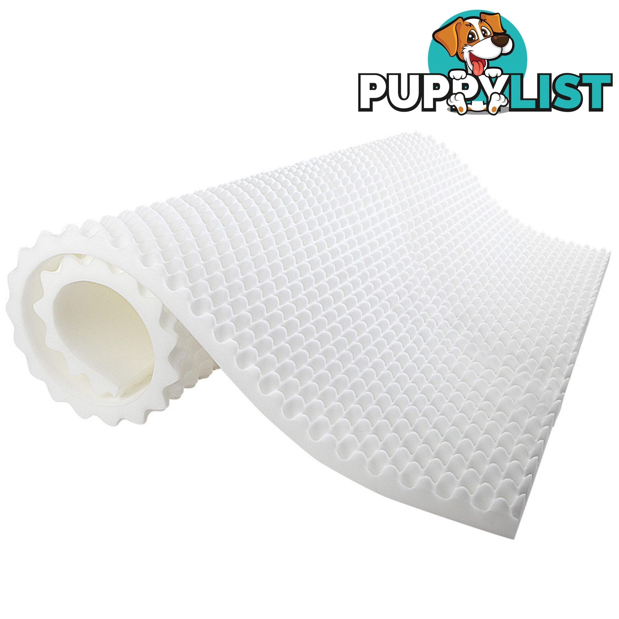 Deluxe Egg Crate Mattress Topper 5 cm Underlay Protector Double