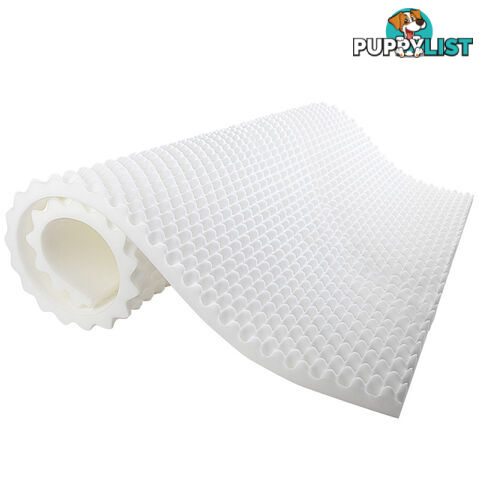 Deluxe Egg Crate Mattress Topper 5 cm Underlay Protector Double