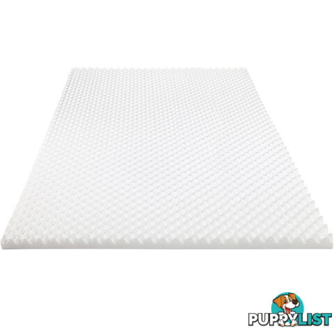 Deluxe Egg Crate Mattress Topper 5 cm Underlay Protector Double