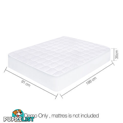 Cotton Cover Mattress Protector  Single