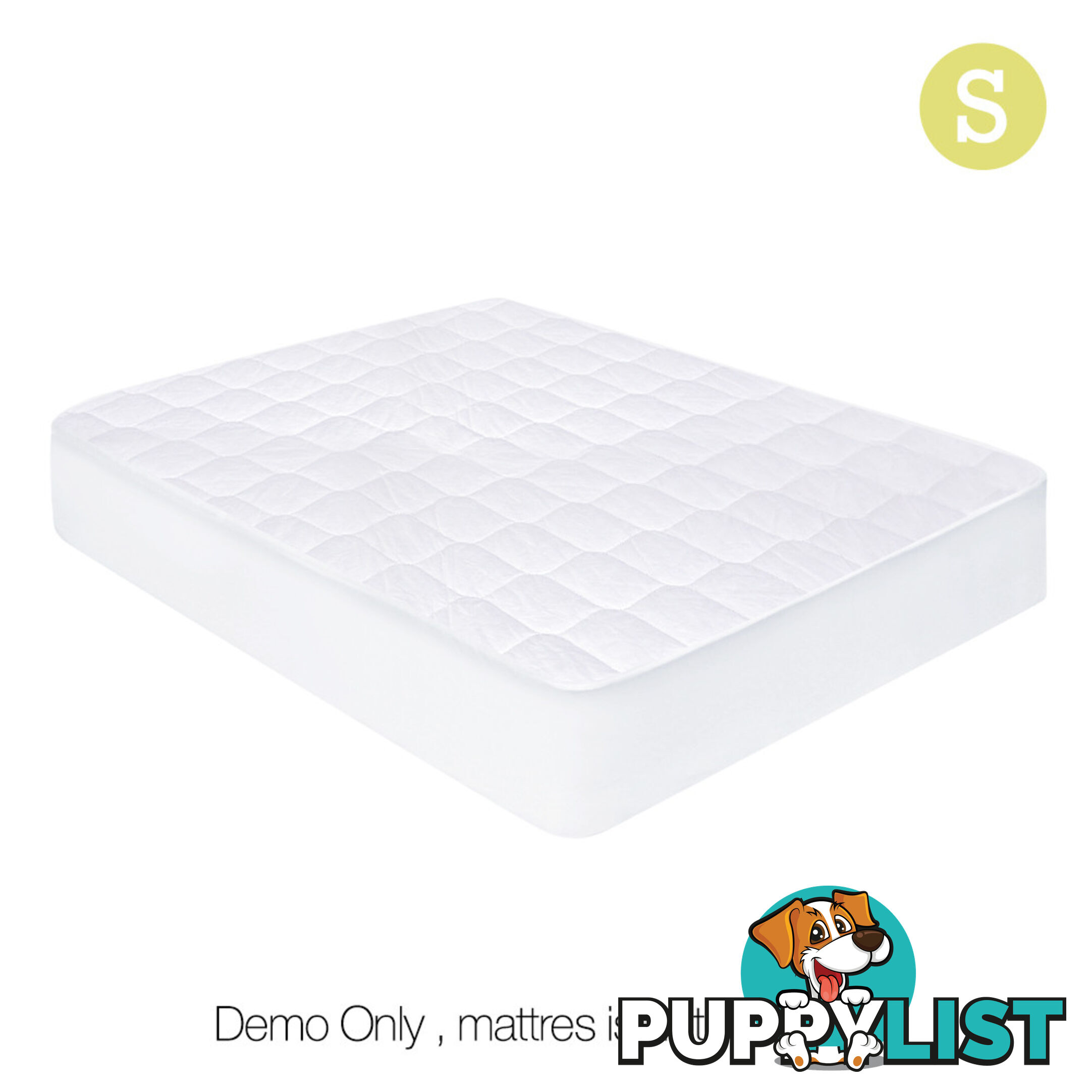 Cotton Cover Mattress Protector  Single