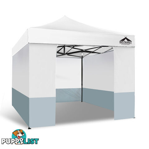 3X3 Pop Up Gazebo - White